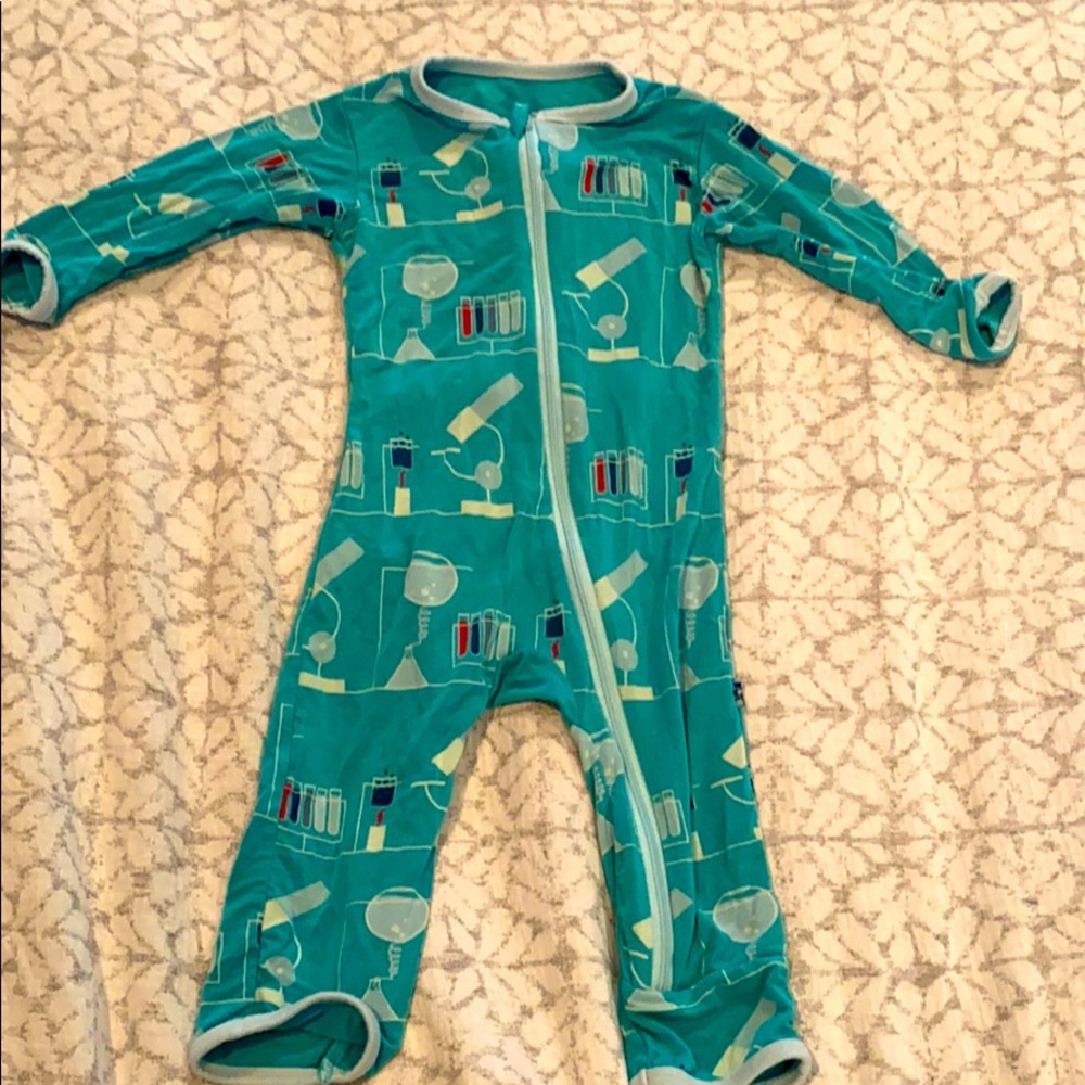 KicKee Pants Chemistry Zipup Size 3-6M